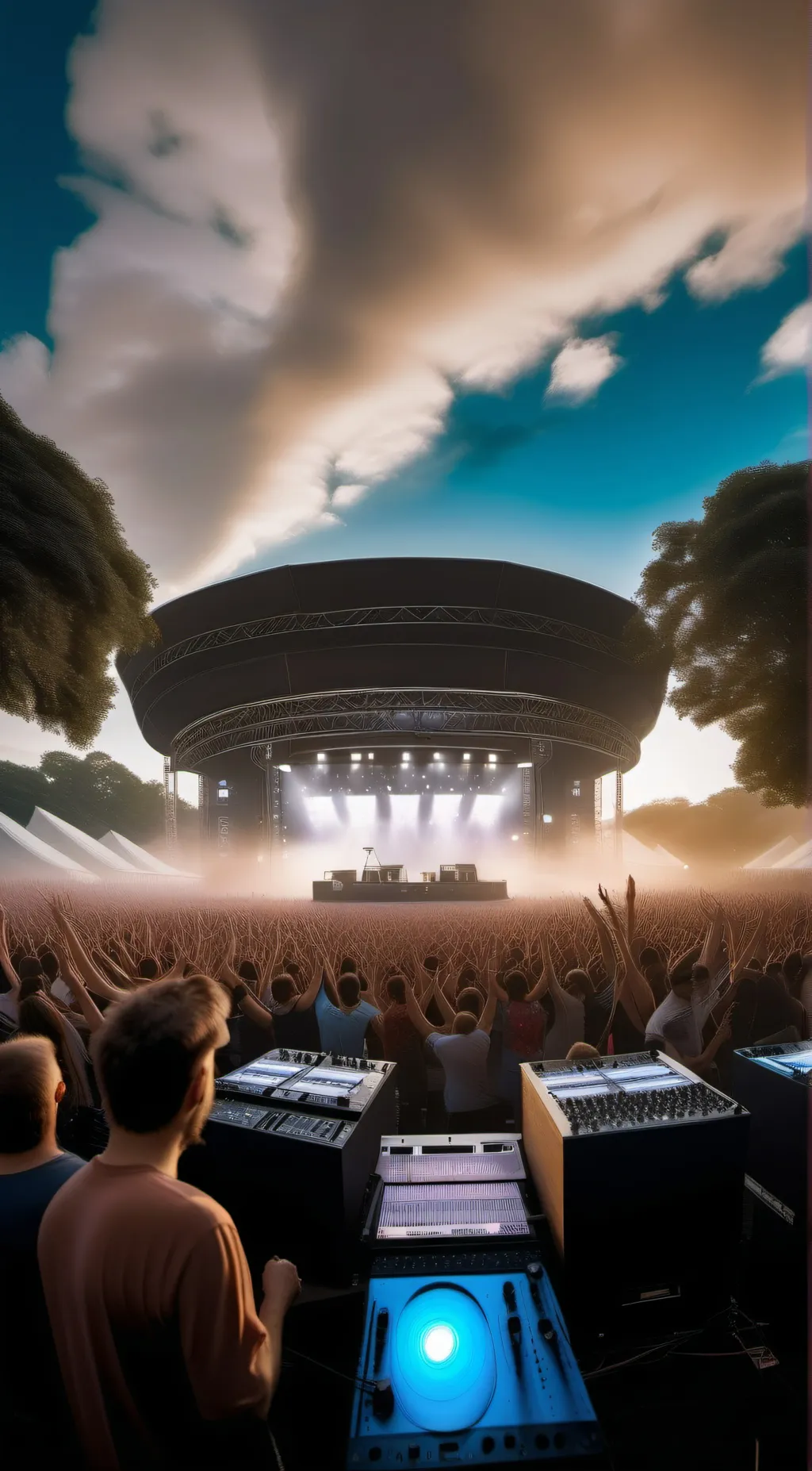 ai character: MUSIC BOT background