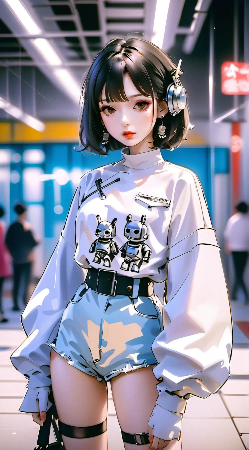 ai character: licy bad girl background