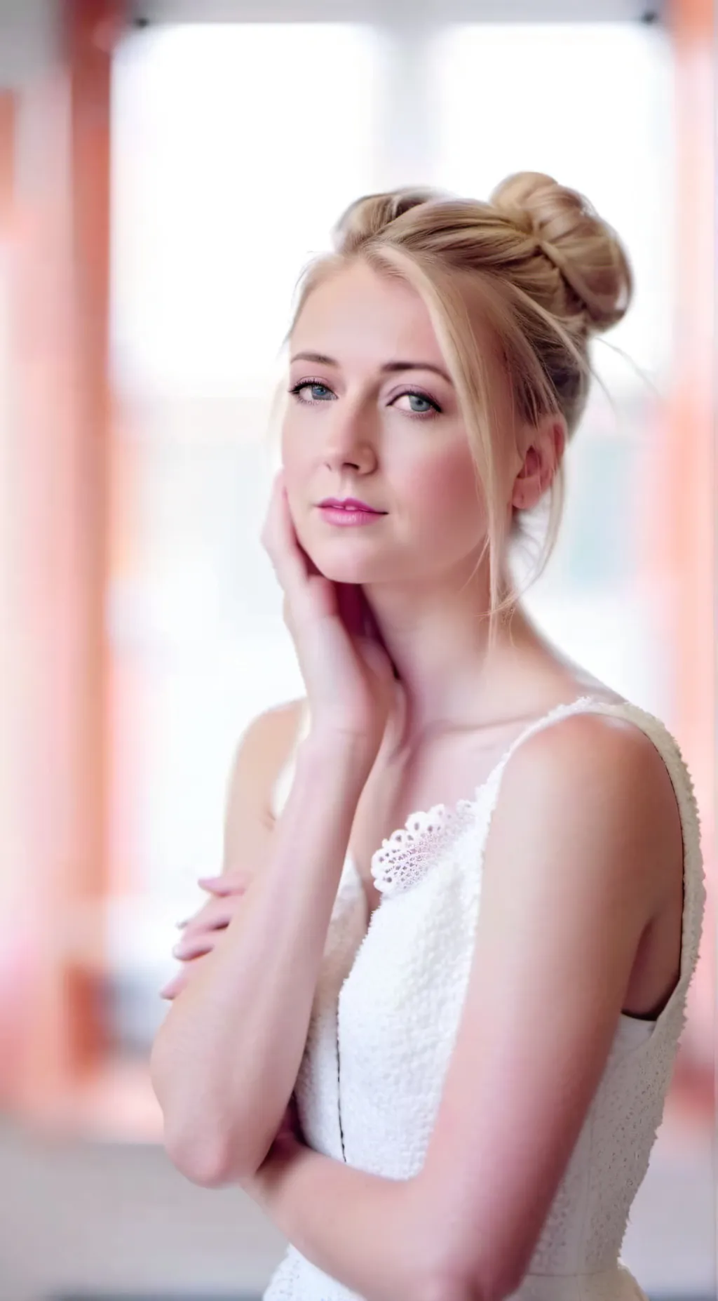 ai character: Connie Glynn  background