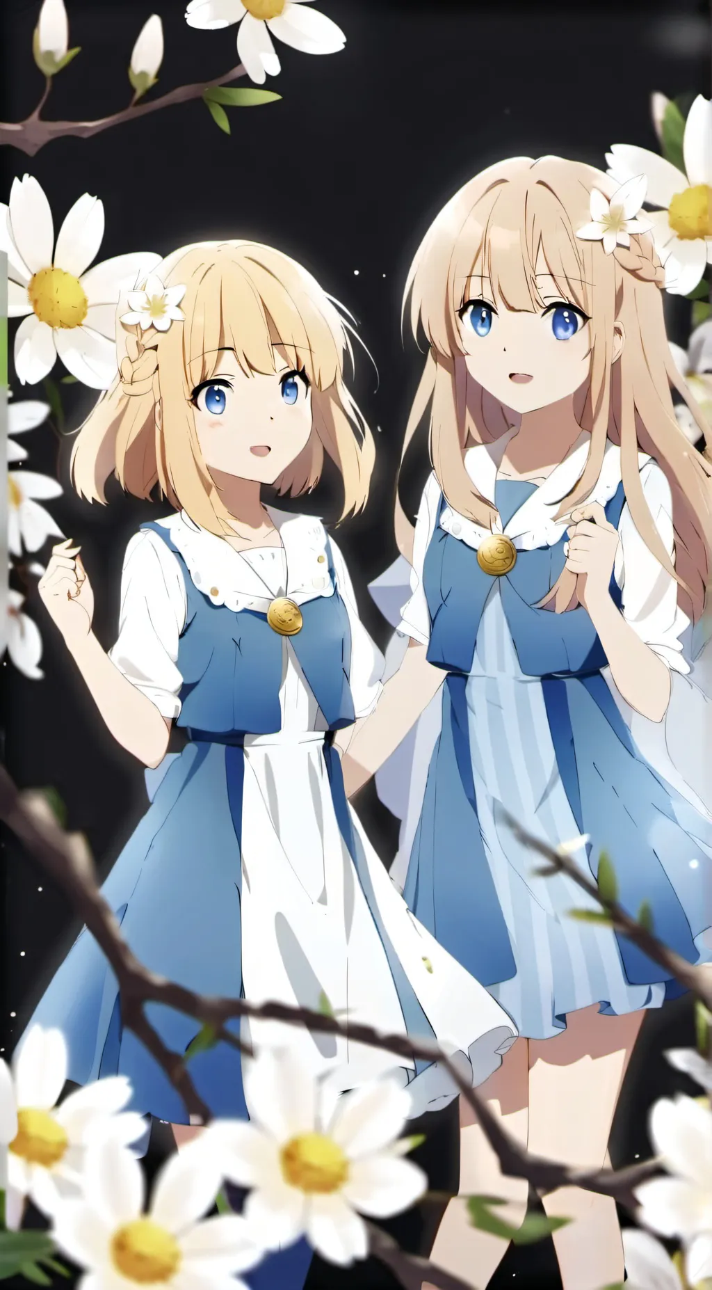 ai character: Sora and Runa background