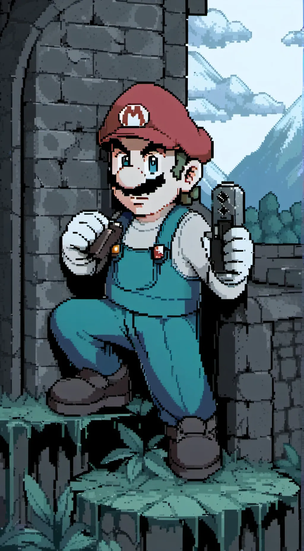 ai character: mario madness chas background