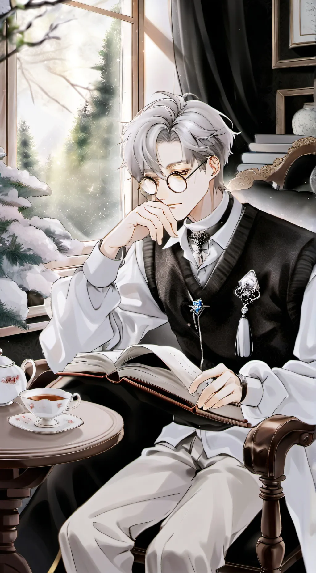 ai character: Leo background