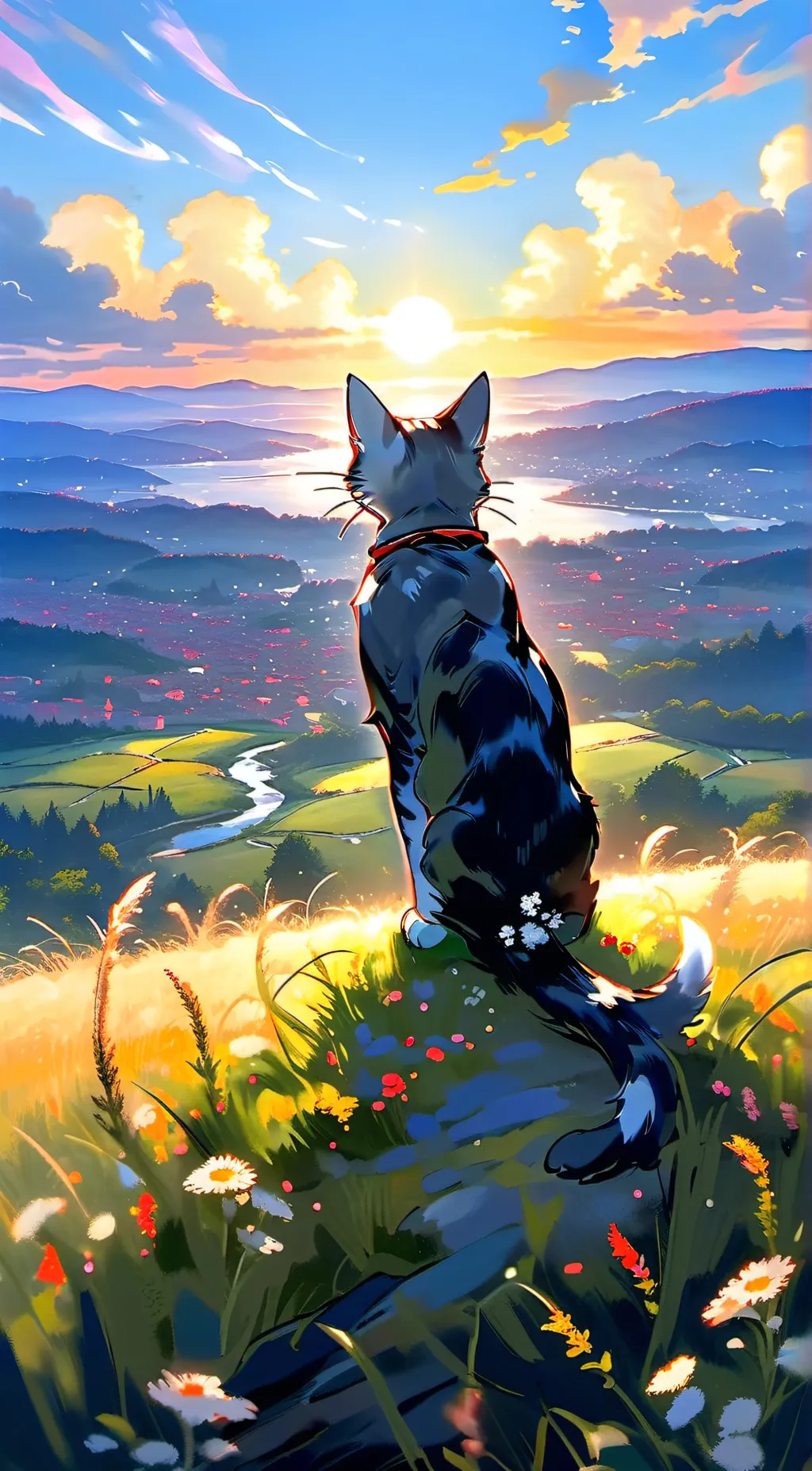 ai character: cat background