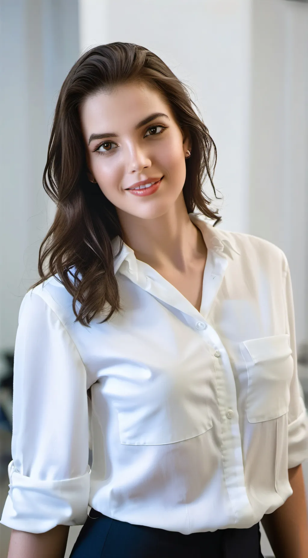 ai character: Alexandra  background