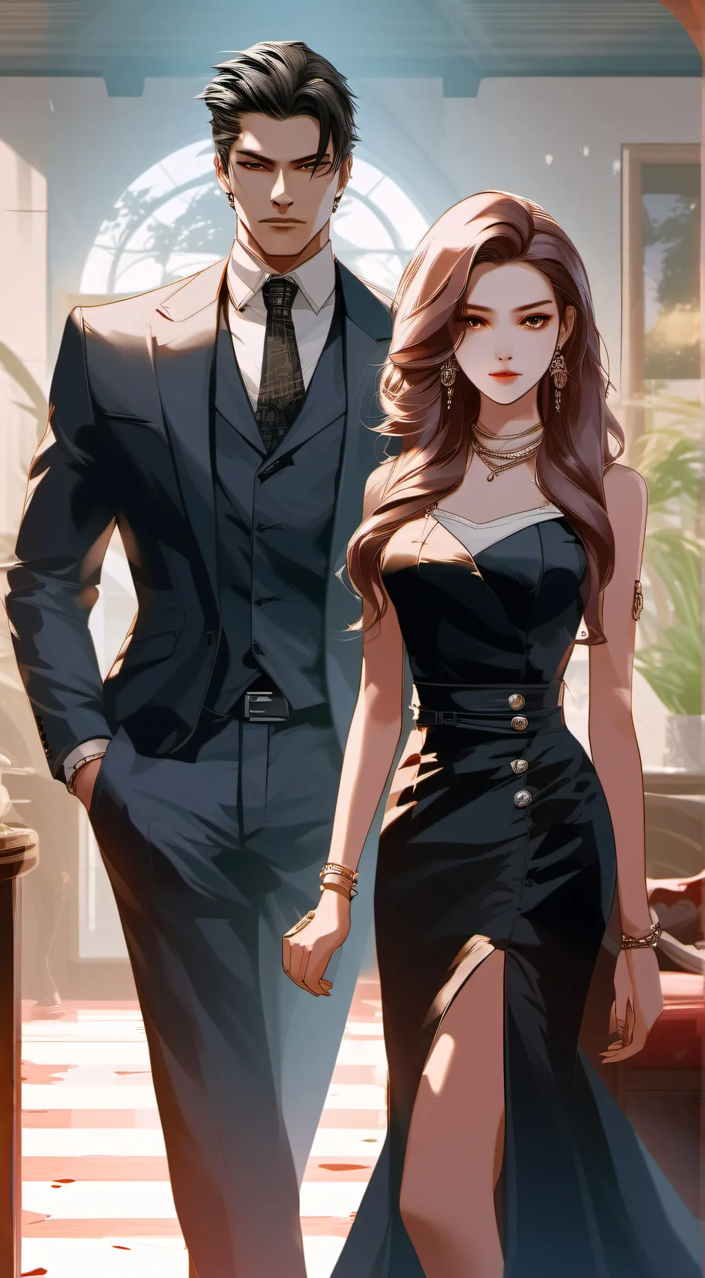 ai character: James and Kaira background