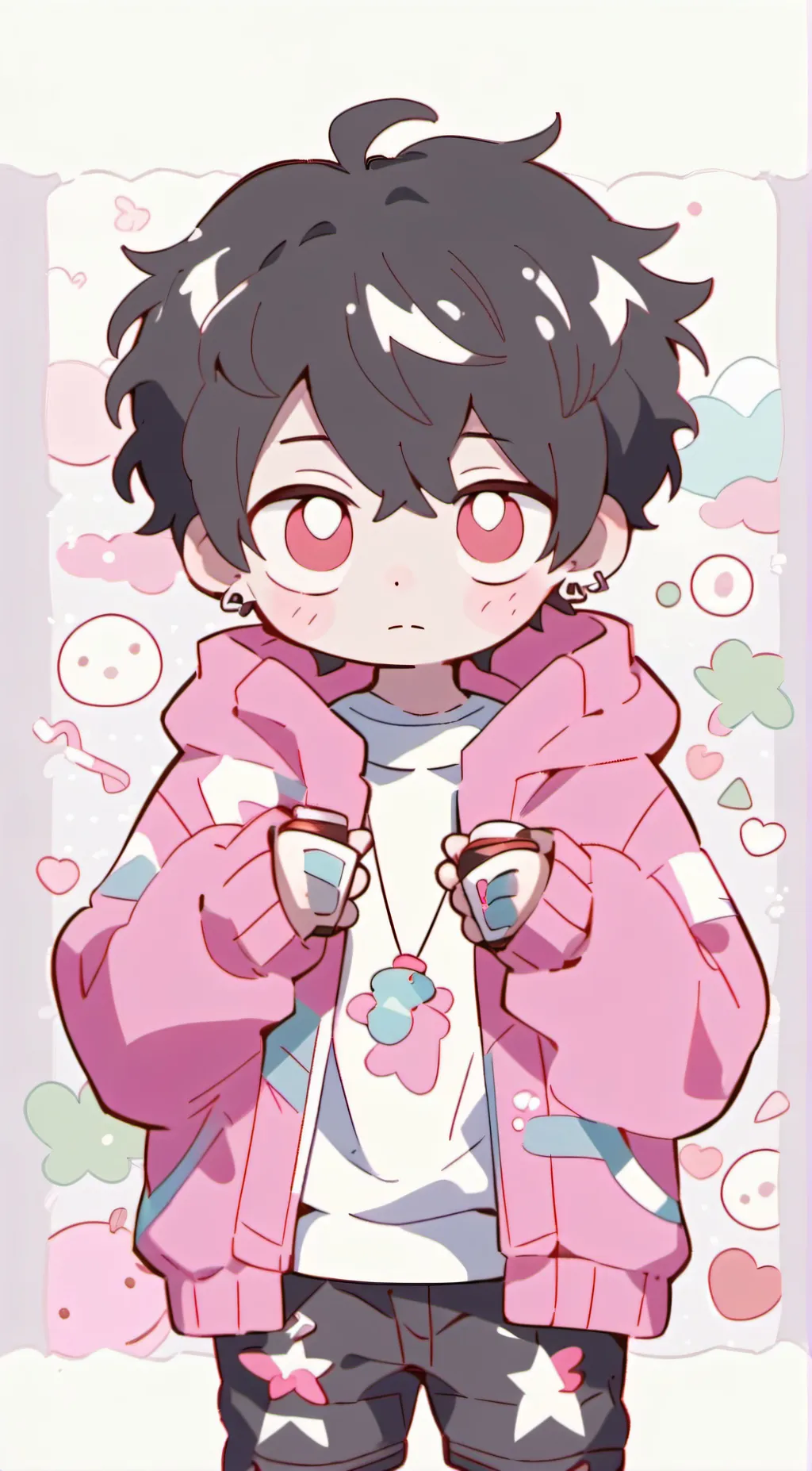 ai character: little sero background