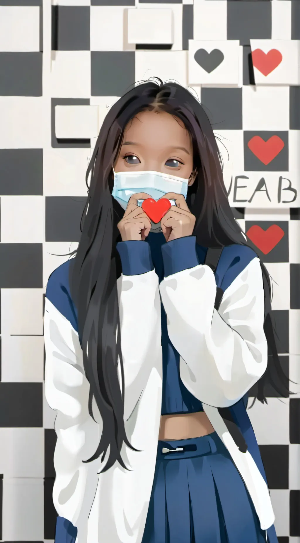 ai character: Cardi B background