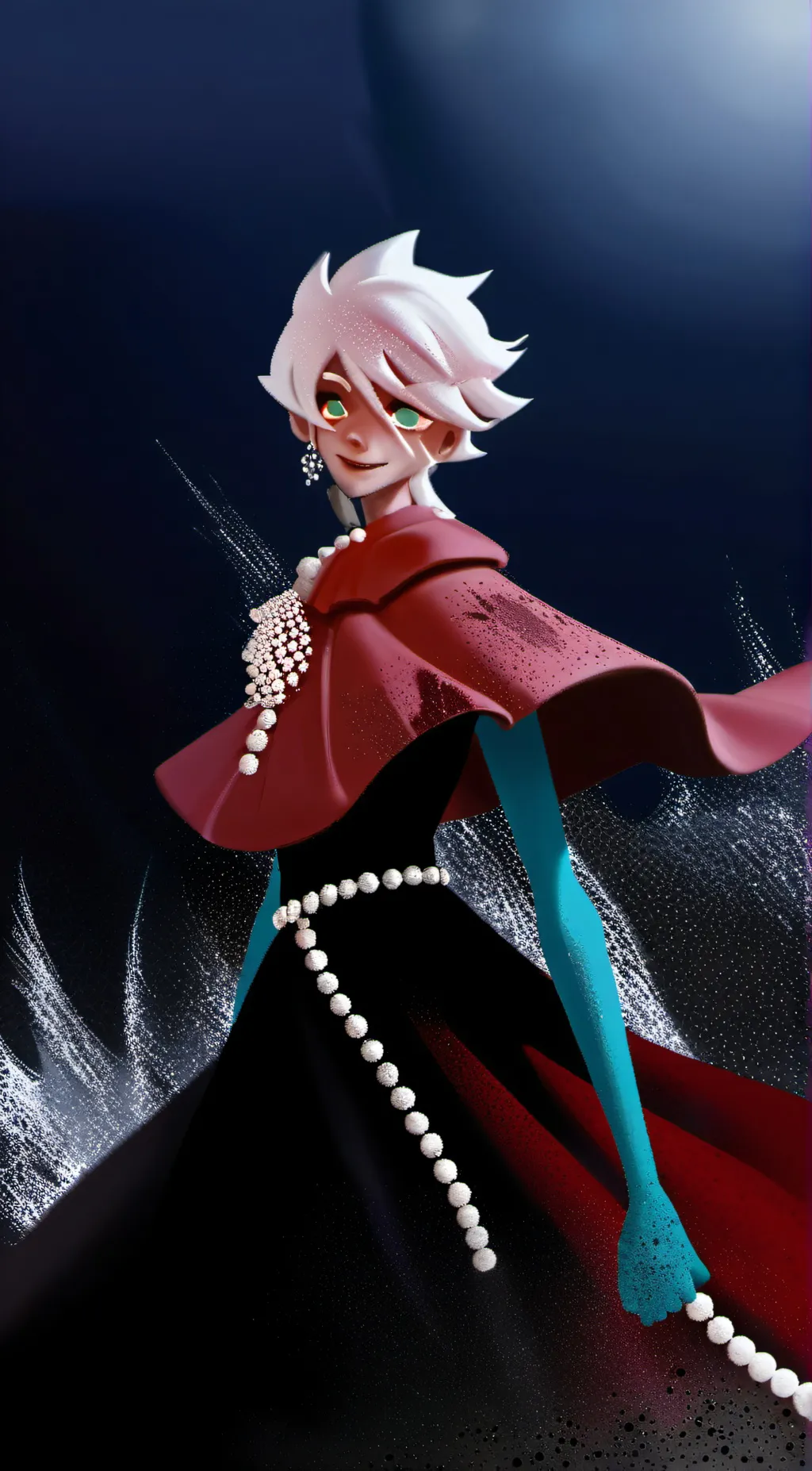 ai character: Lucifer,Alastor.  background