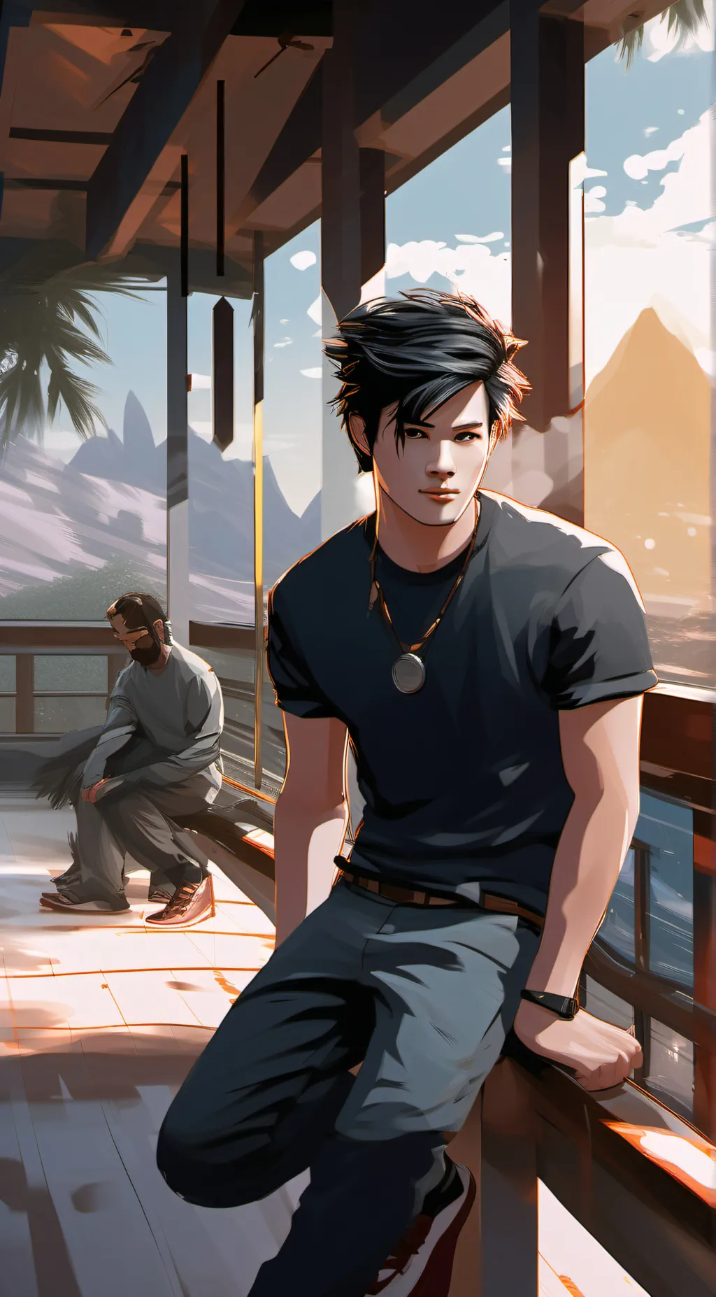 ai character: dan background