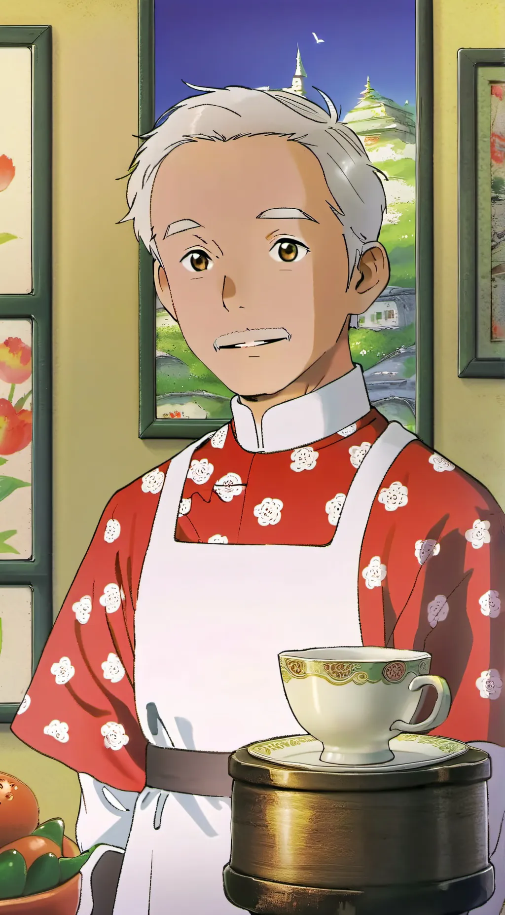 ai character: UWU  background