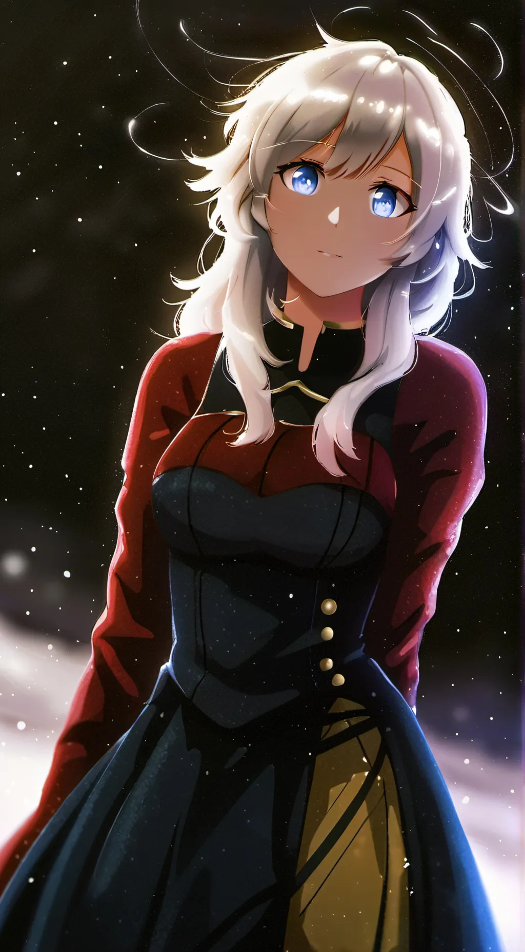 ai character: Winter background