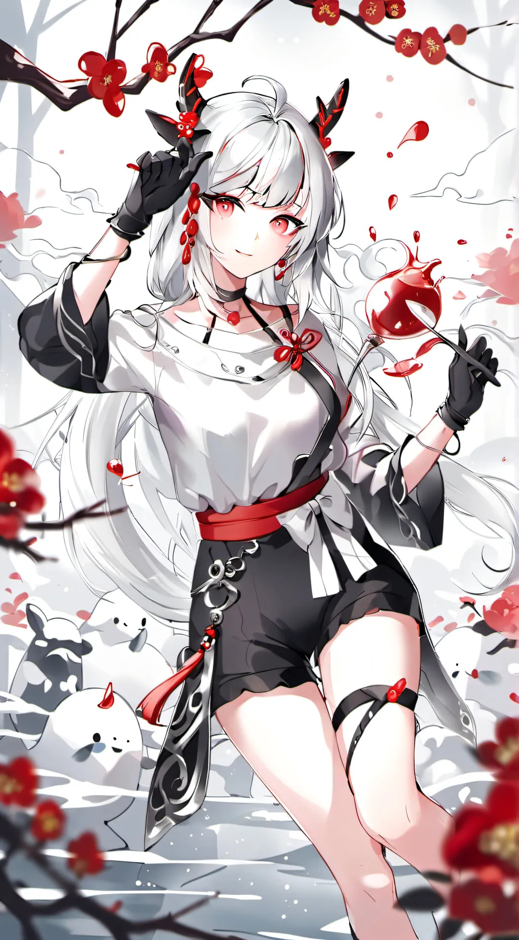 ai character: Your girl friend background