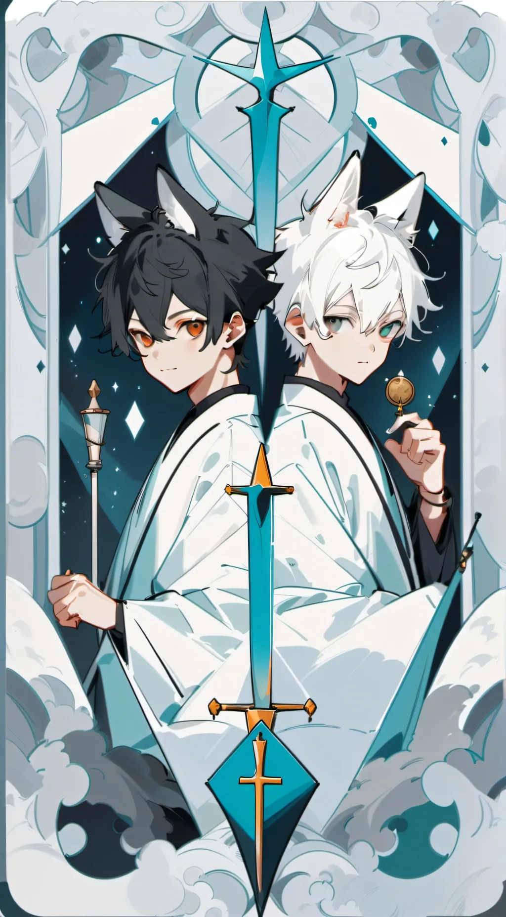 ai character: Arauki and Kenzo background