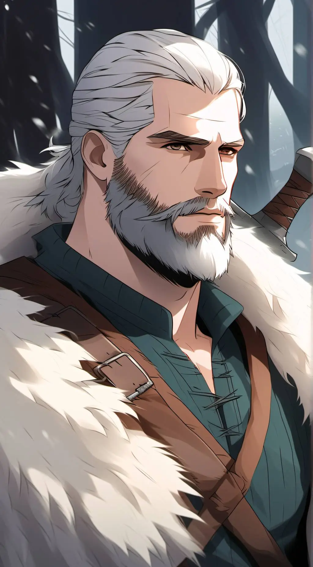 ai character: Kaleif  background