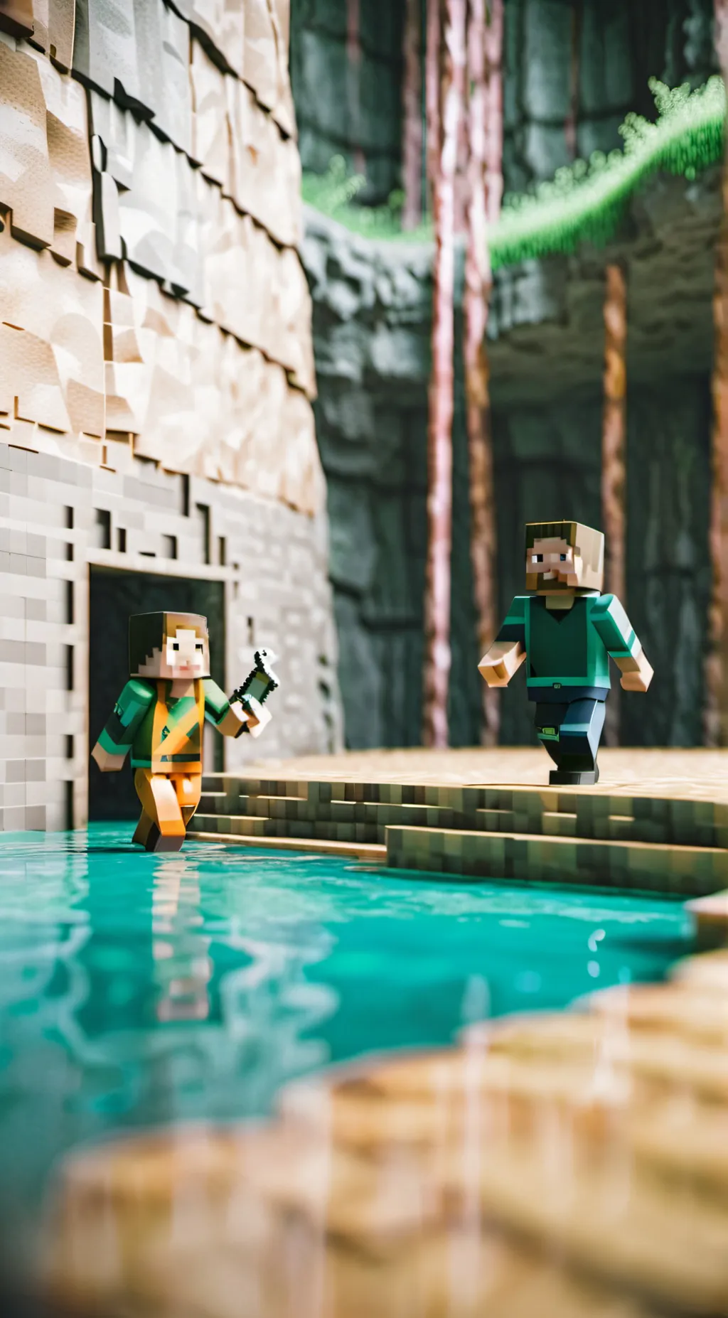 ai character: Alex and steve background