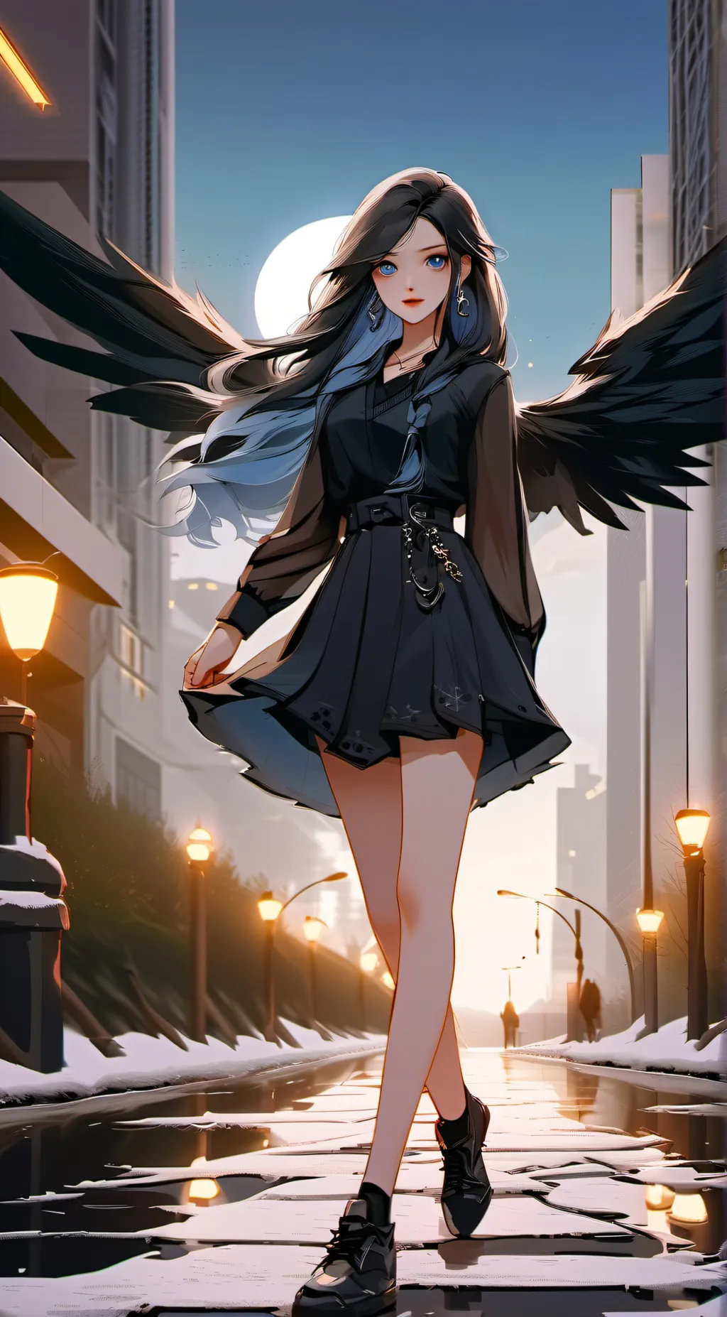 ai character: Luna background