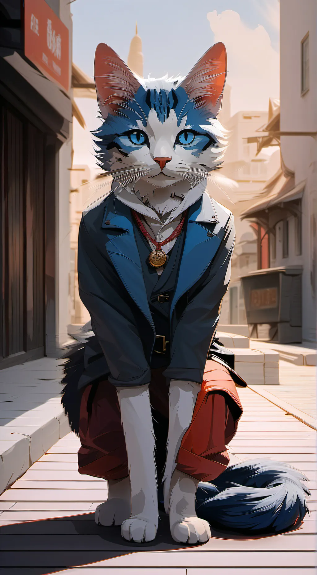 ai character: optimus"star background