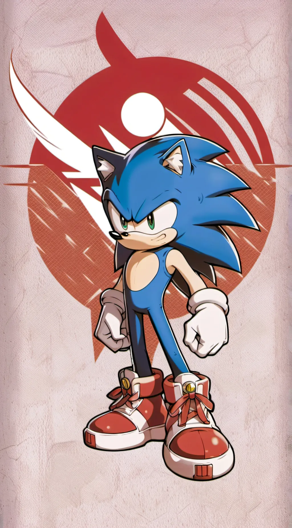 ai character: Sonic The Hedgehog background