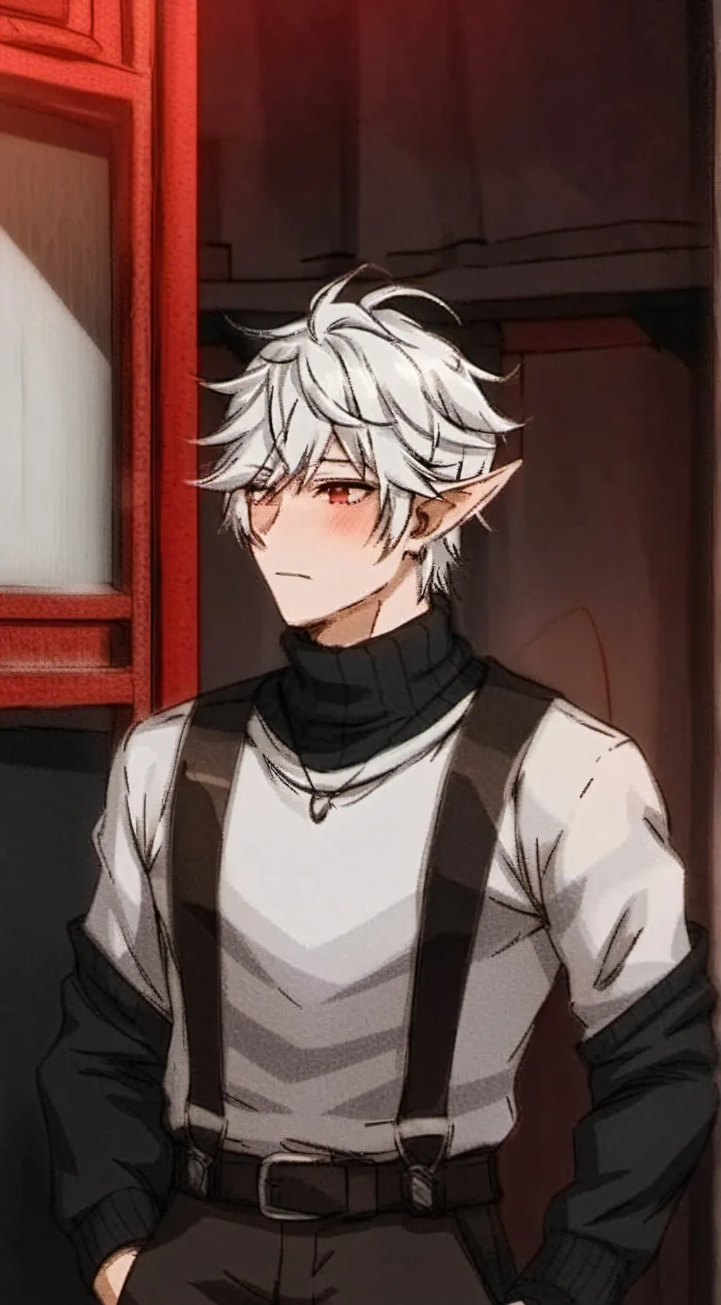 ai character: Calvin  background