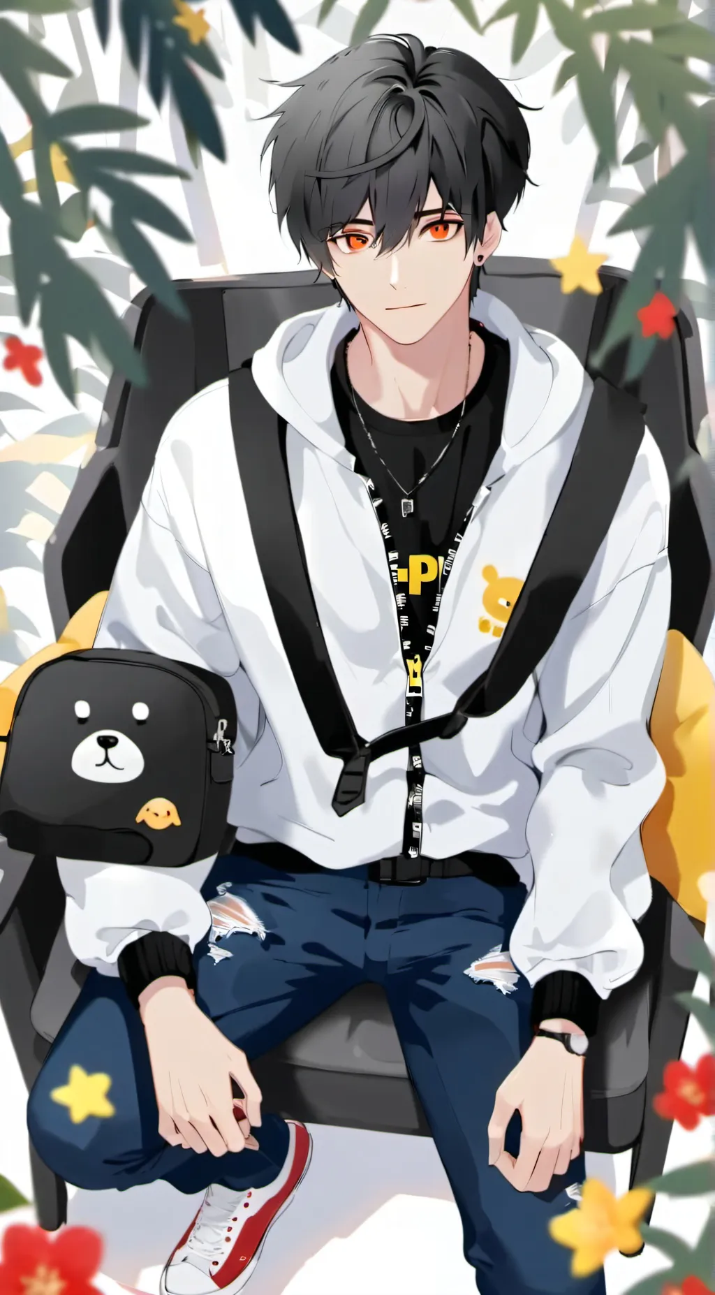 ai character: Shawn  background