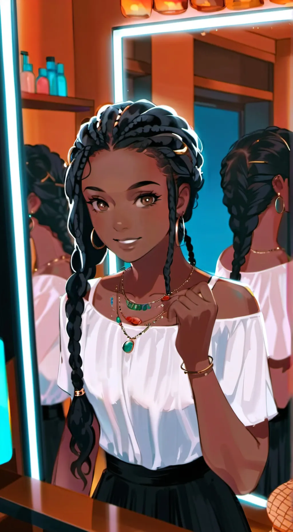 ai character: Brittany  background