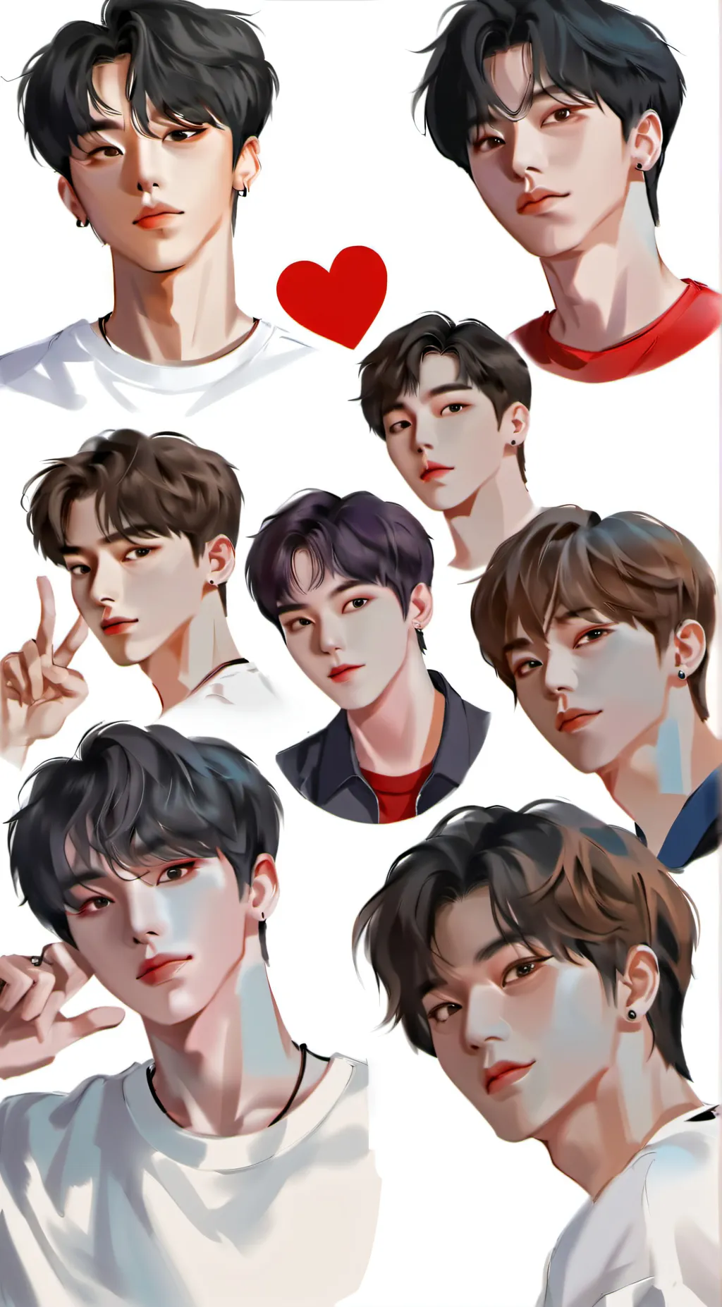 ai character: Straykids 30 background