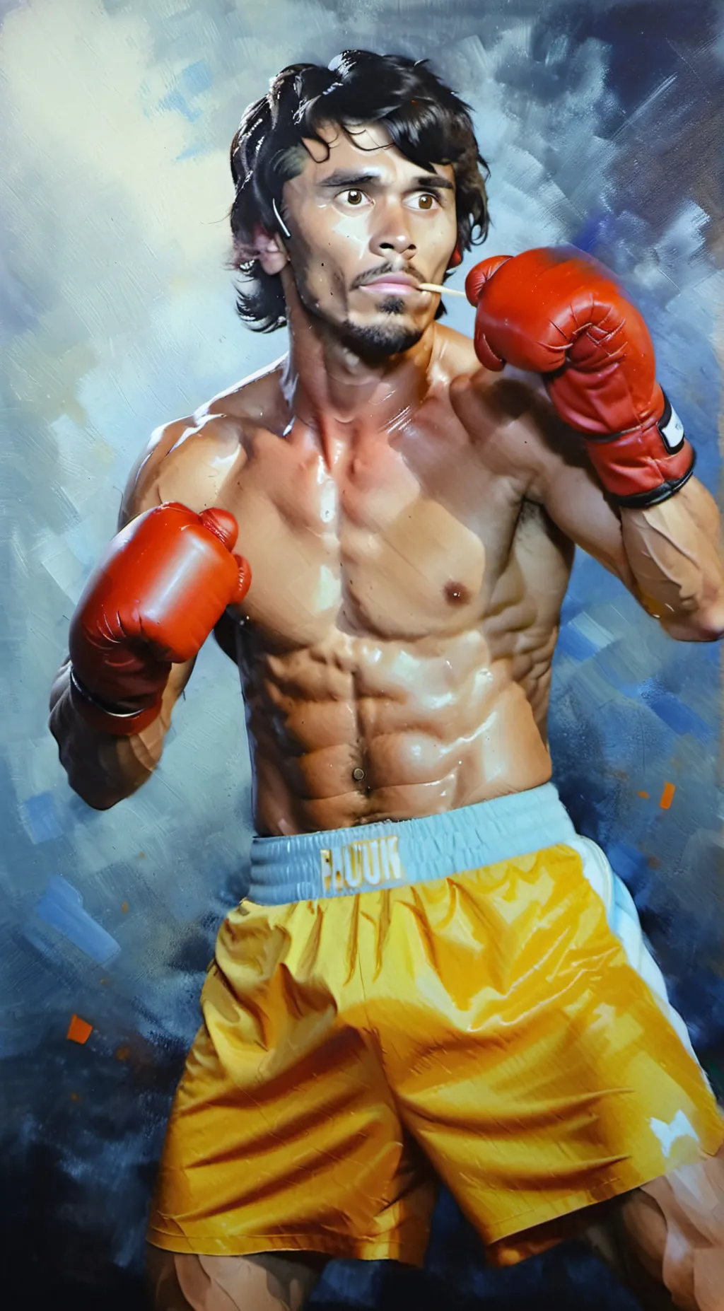 ai character: Edwin Valero  background