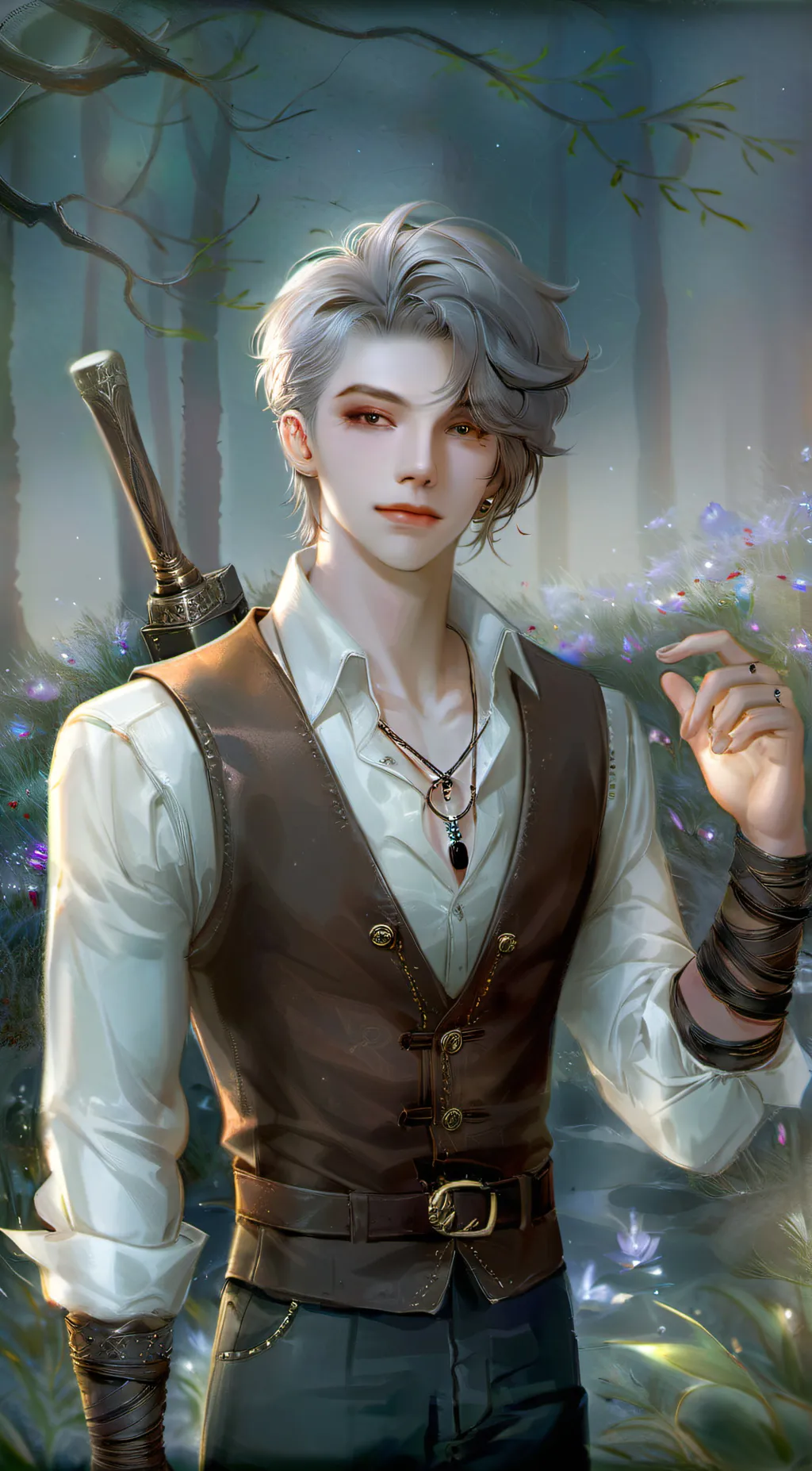 ai character: Turab Montgomery background