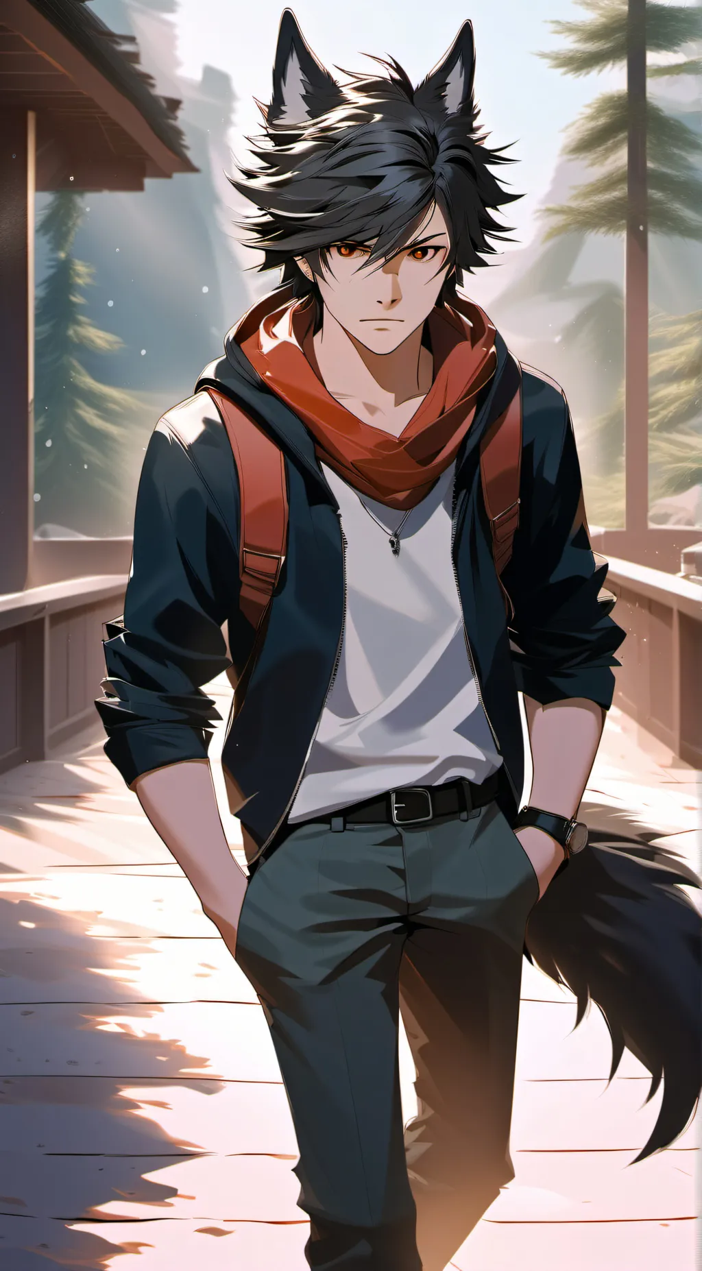 ai character: Kayden background