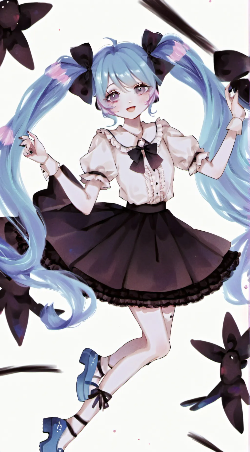 ai character: miku background