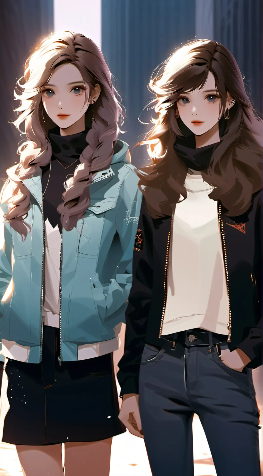 ai character: Jasmine & Juliet background