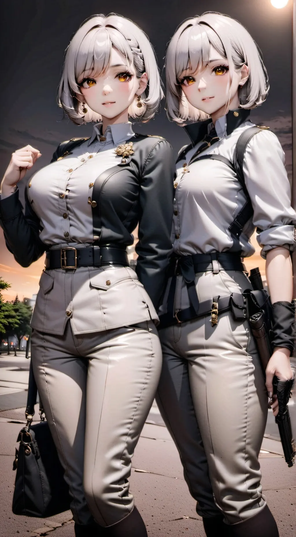 ai character: Ella & Victoria background