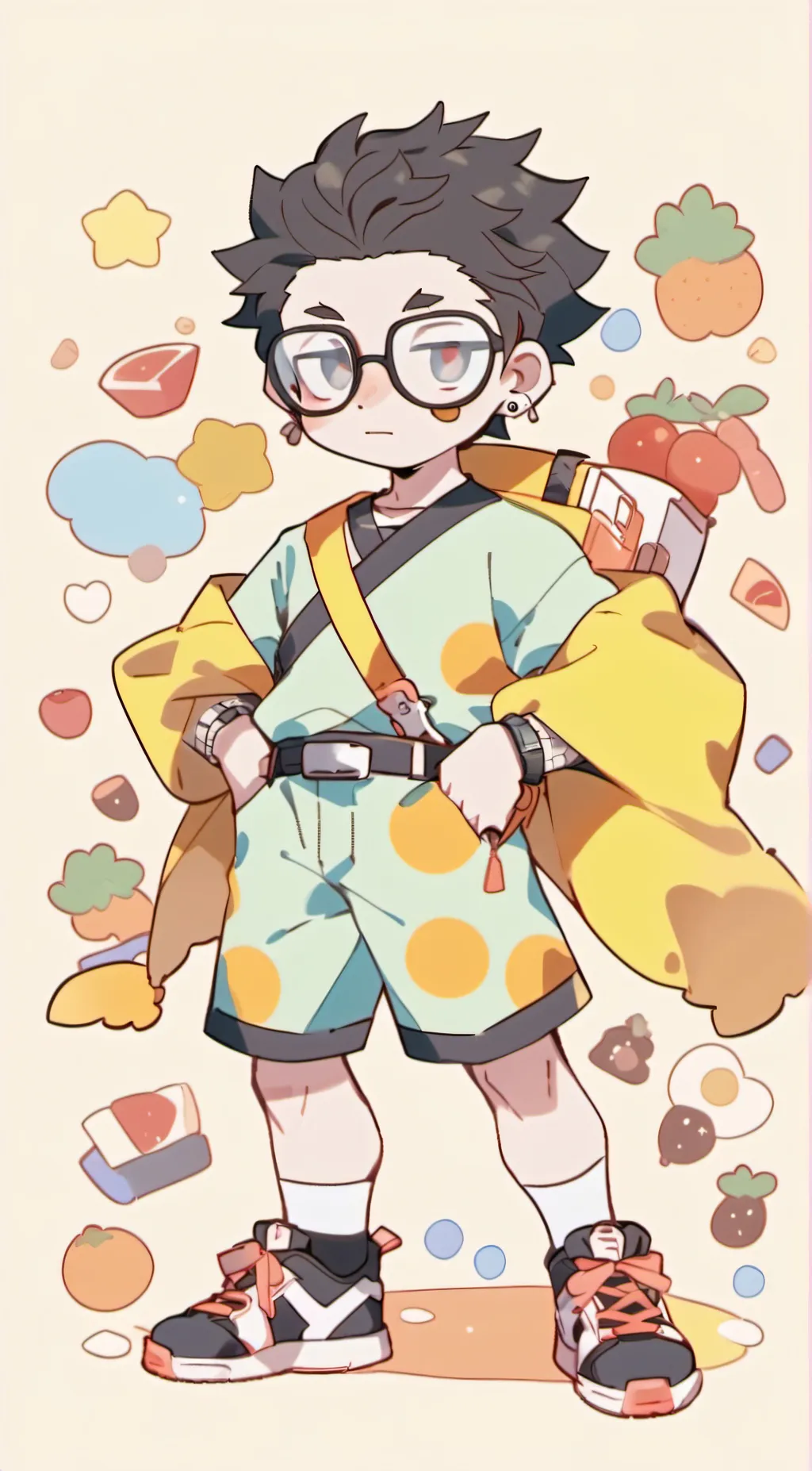 ai character: Ray background