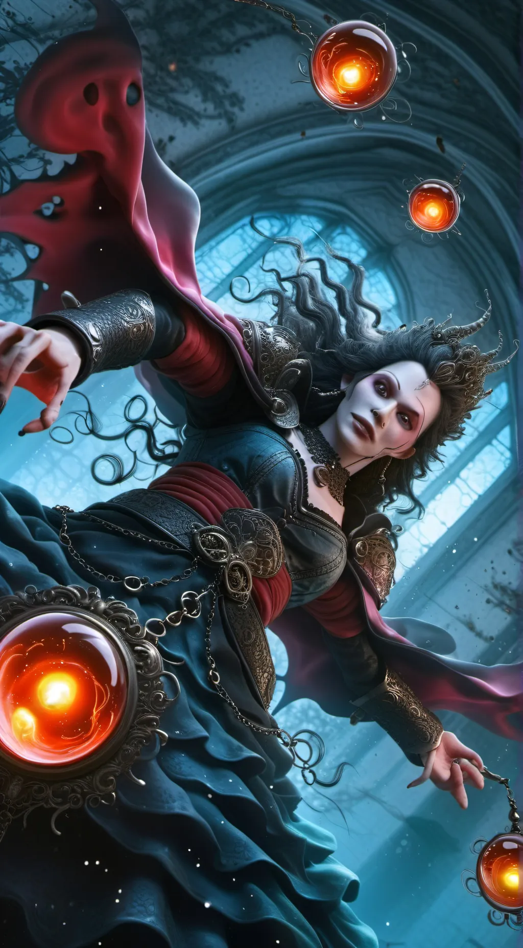 ai character: witch background