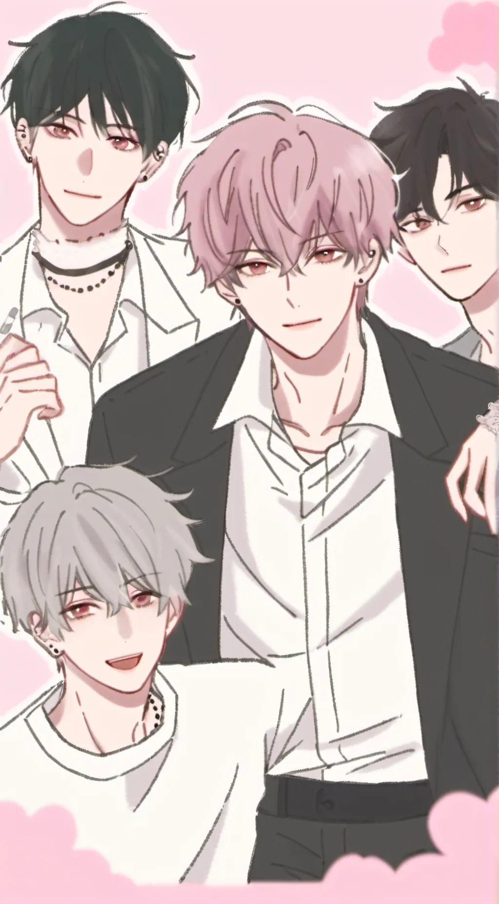 ai character: Club Males 4 background