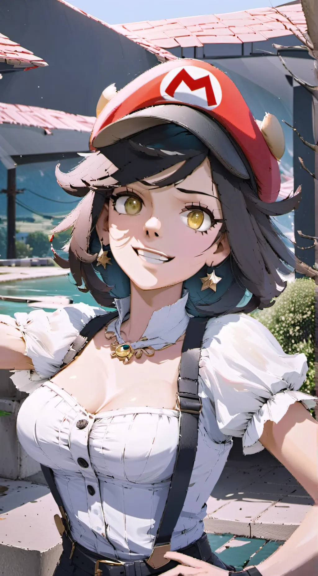 ai character: Luna background