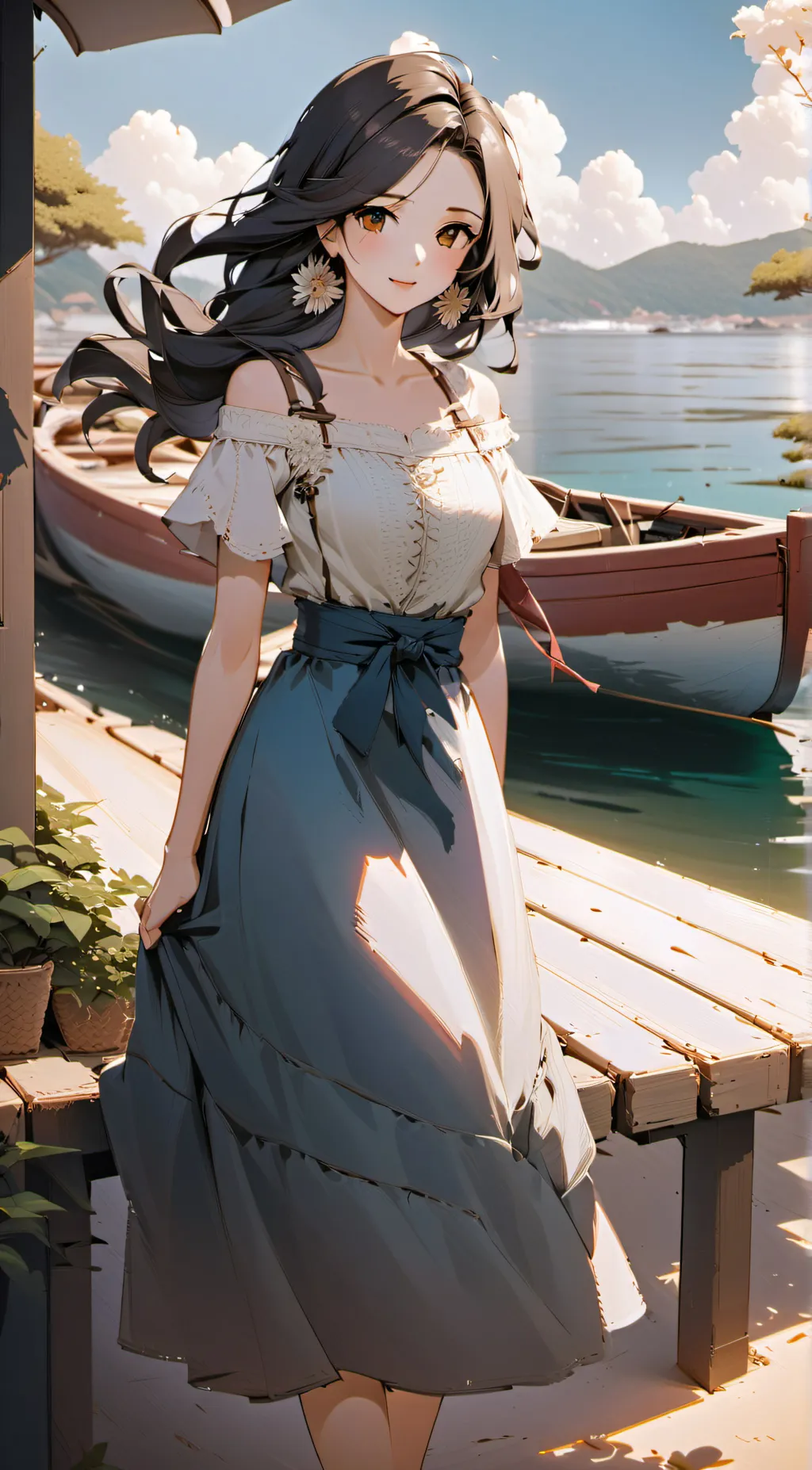 ai character: Tigerlily  background