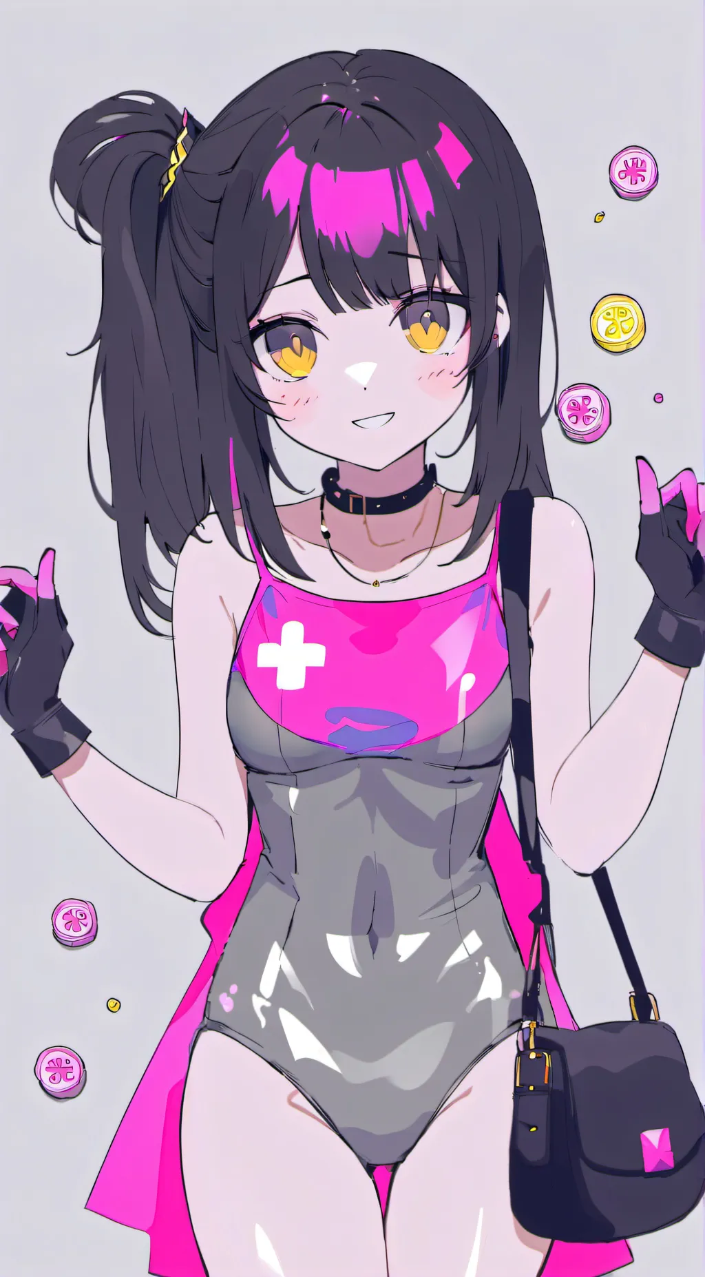 ai character: Girl jax background