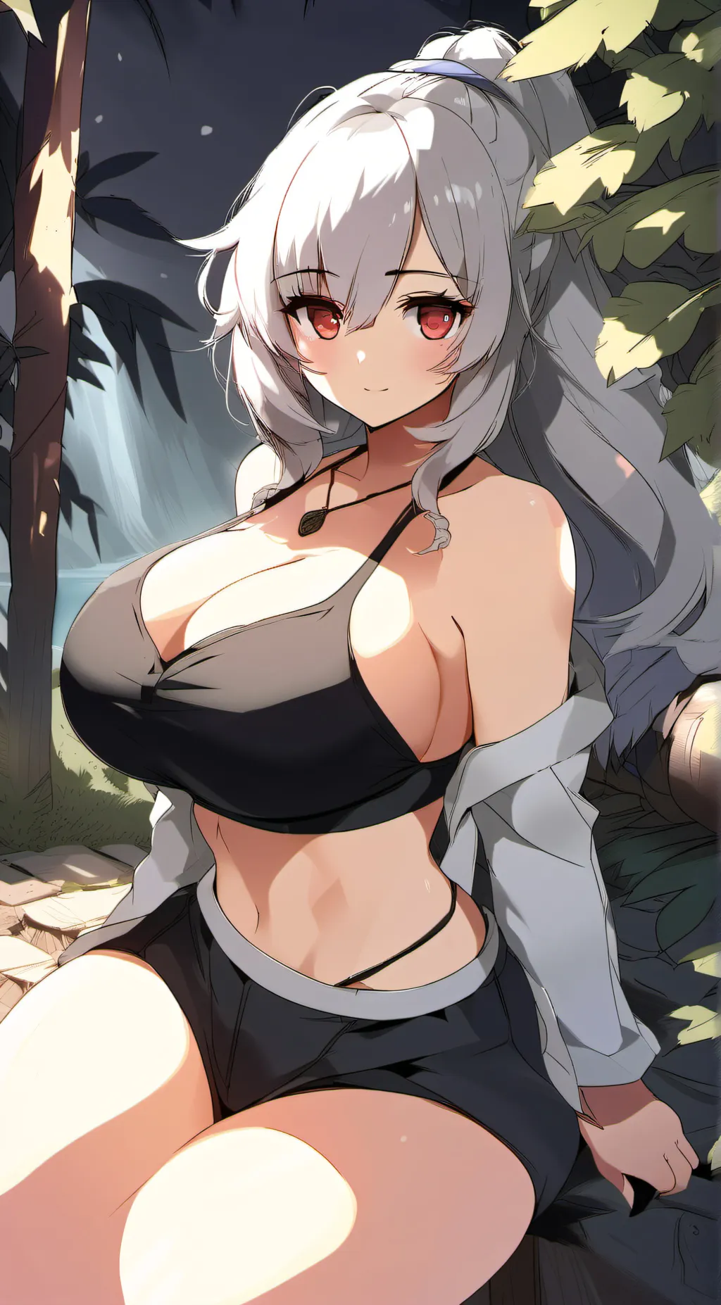 ai character: crystal  background