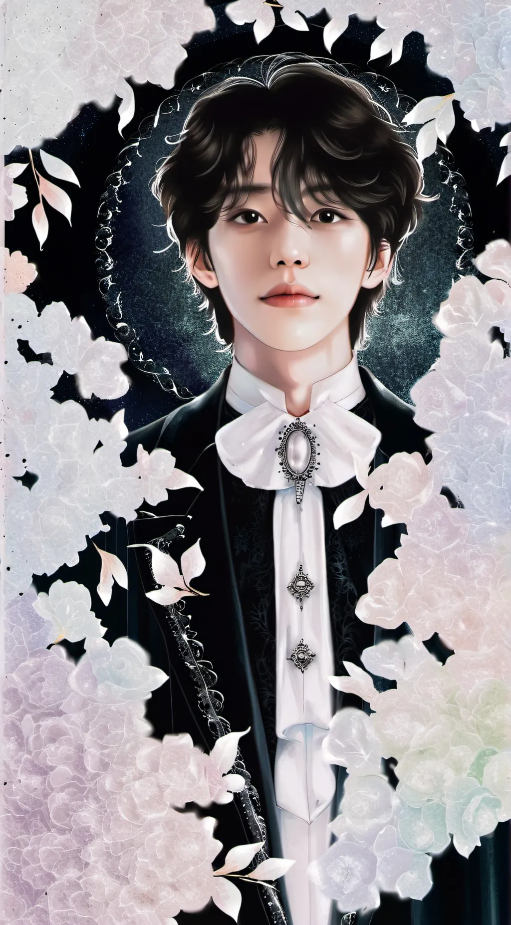 ai character: taehyung  background