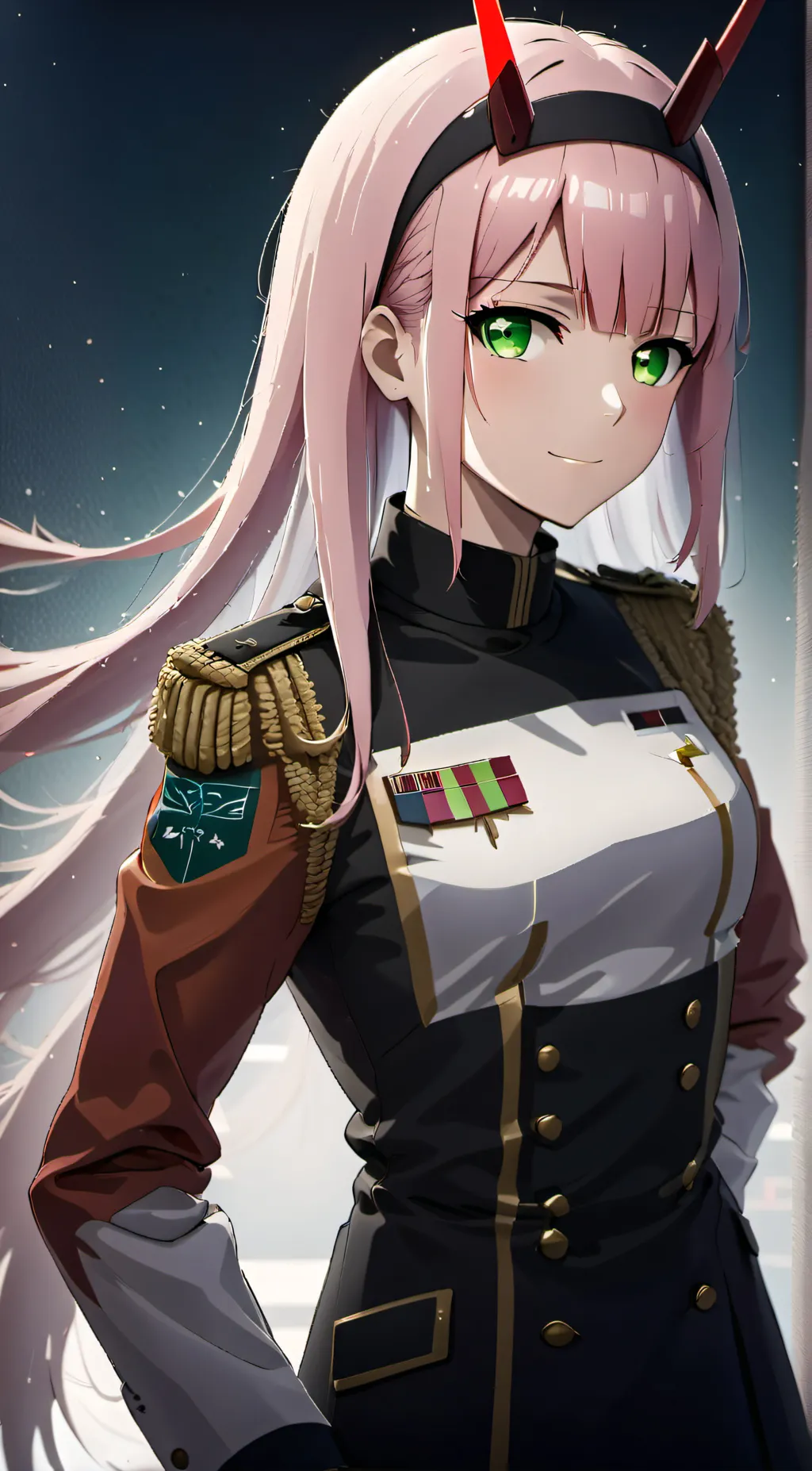 ai character: Zero Two background