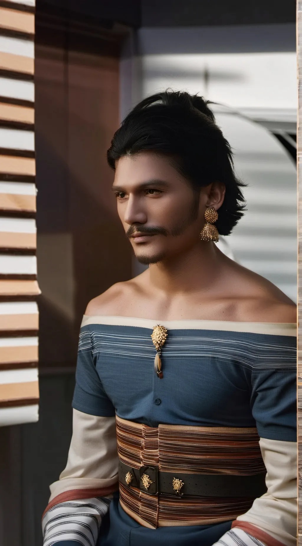 ai character: Beautiful girl background