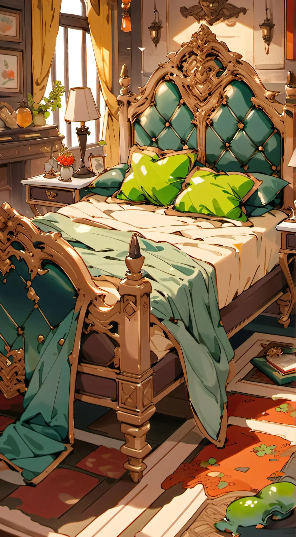 ai character: toxic smile  background