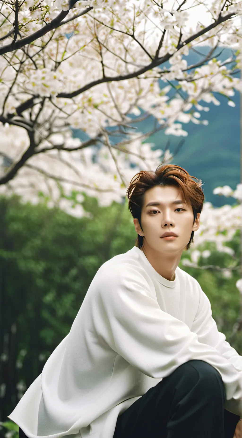 ai character: I.N/Jeongin background