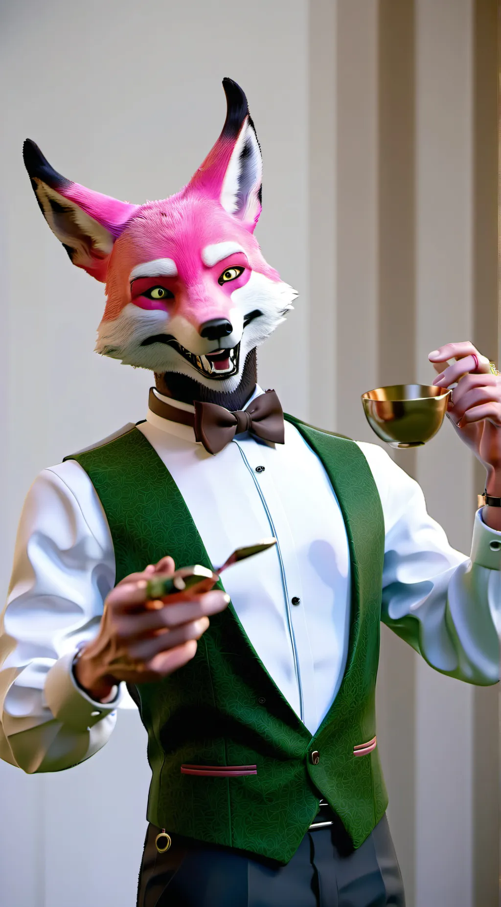 ai character: funtime foxy? background