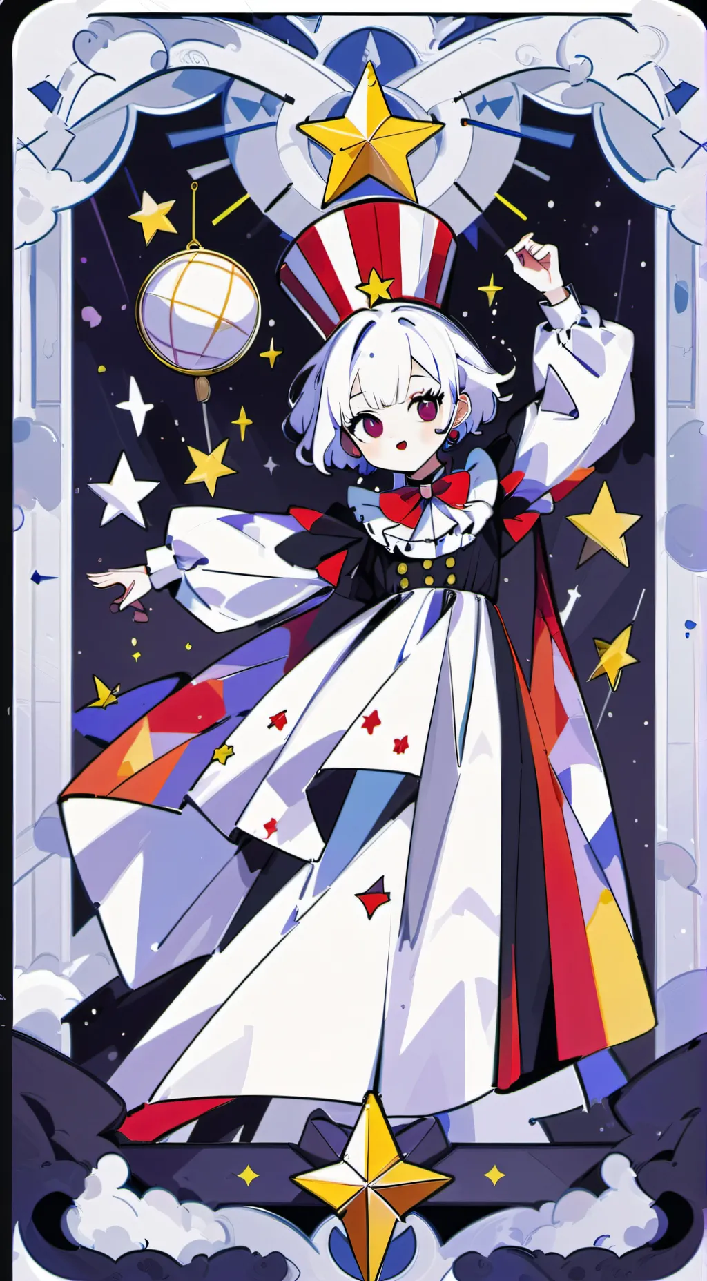 ai character: Christmas kiss background