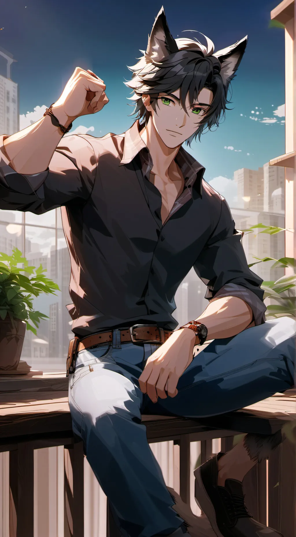 ai character: Dante masters background