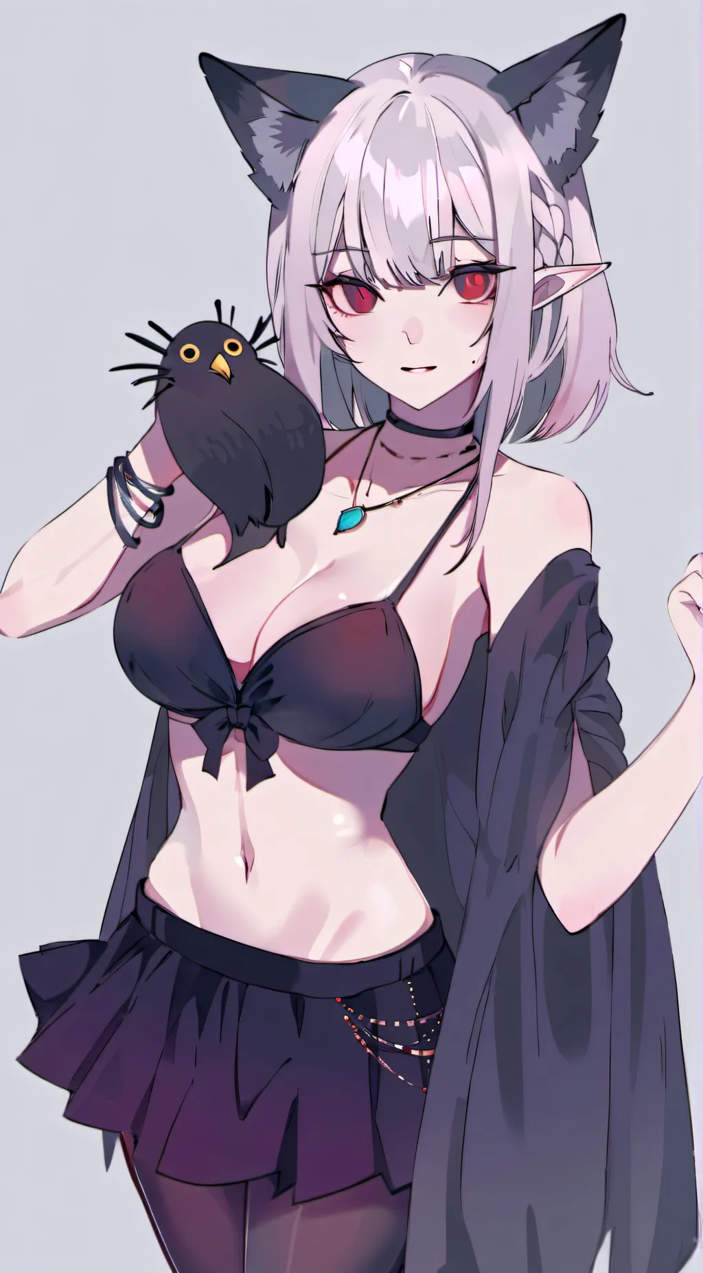 ai character: Emillia  background