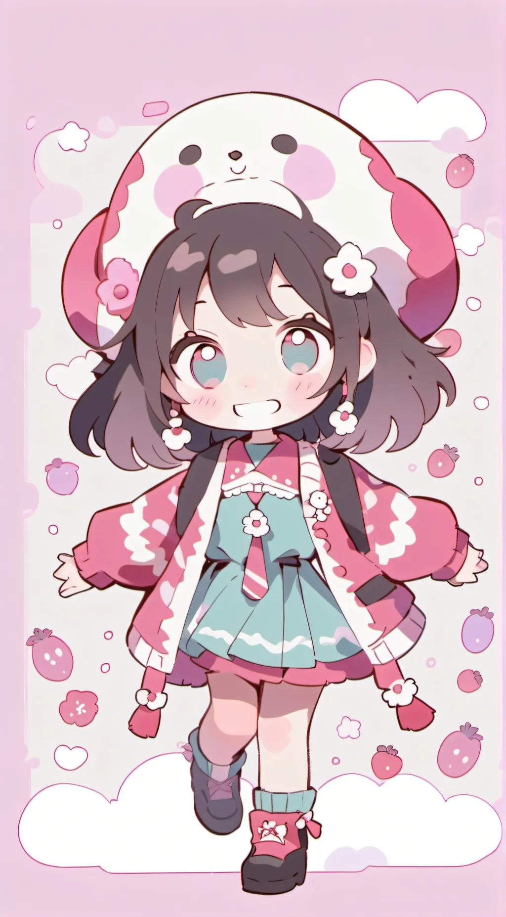 ai character: Lilly ruby amy  background