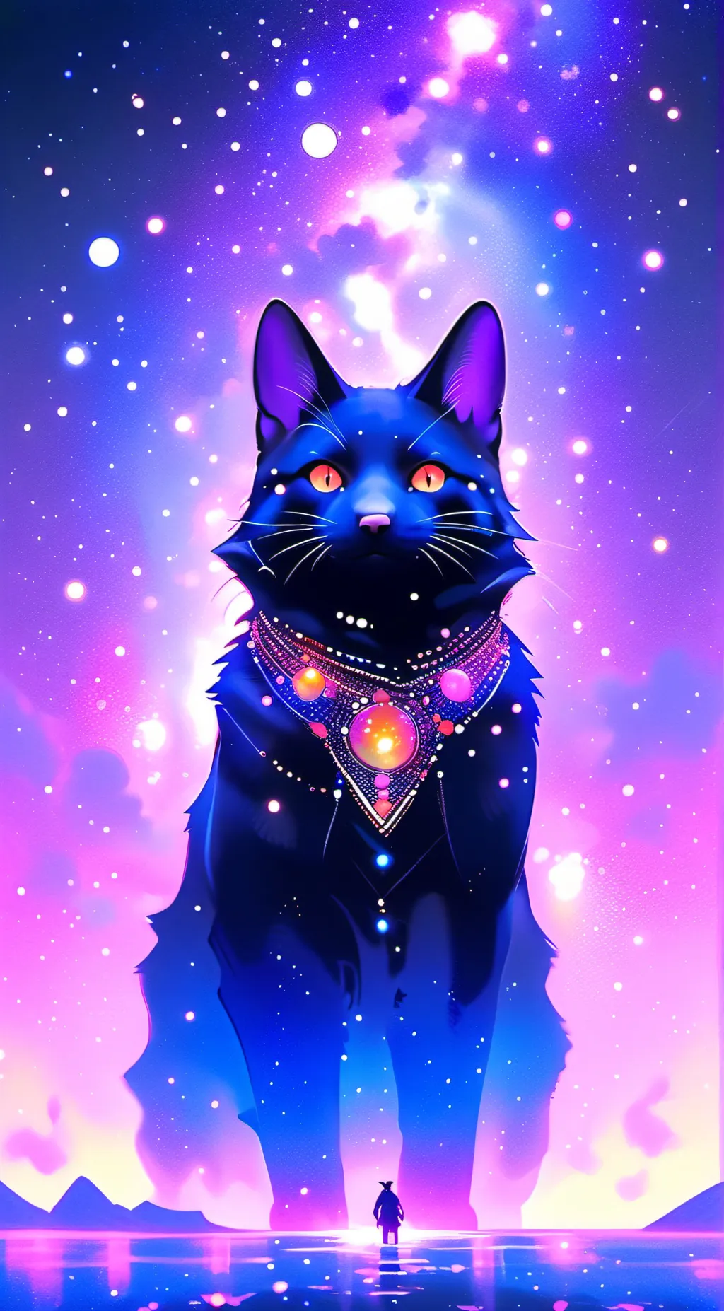 ai character: 🌌Galaxy🌌 background
